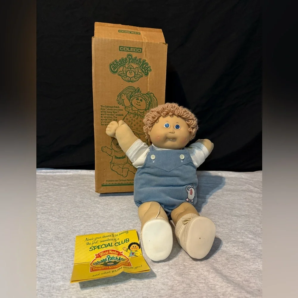 Cabbage Patch Kid Doll 1985 Original VINTAGE–‎ Boy 👶✨